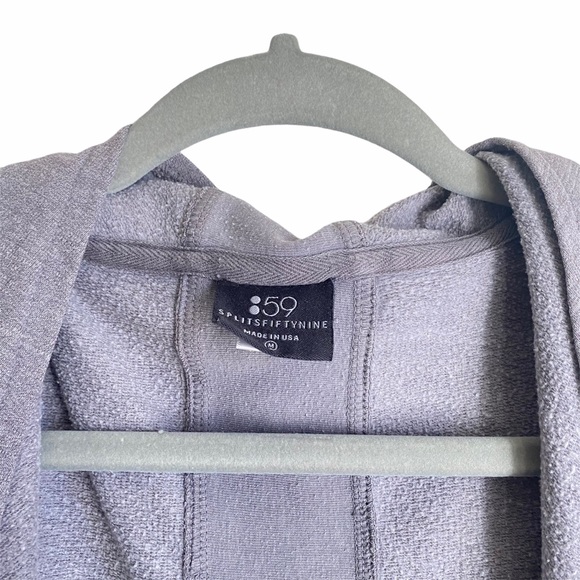 Splits59 Gray Waterfall Cardigan Drape Front - Picture 2 of 7